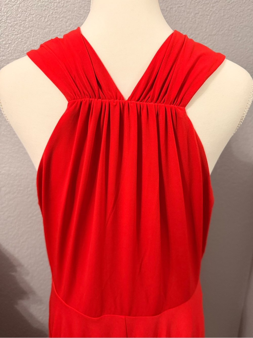 Ann Taylor Red Halter-Neck Dress - Picture 5 of 9